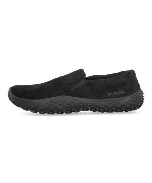 MERRELL メレル WRAPT SLIP ON【本革/軽量】メンズシューズ アウトドアスニーカー スリッポン(ラプトスリップオン) J007681 ブラック_2