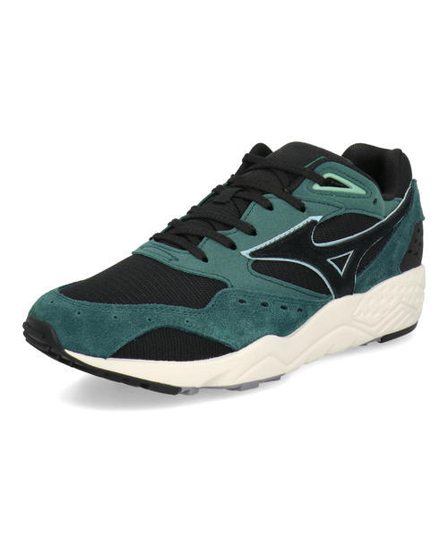 mizuno ミズノ CONTENDER メンズスニーカー(コンテンダー) D1GA2369 30 ブラック/ライトブルー/グリーン