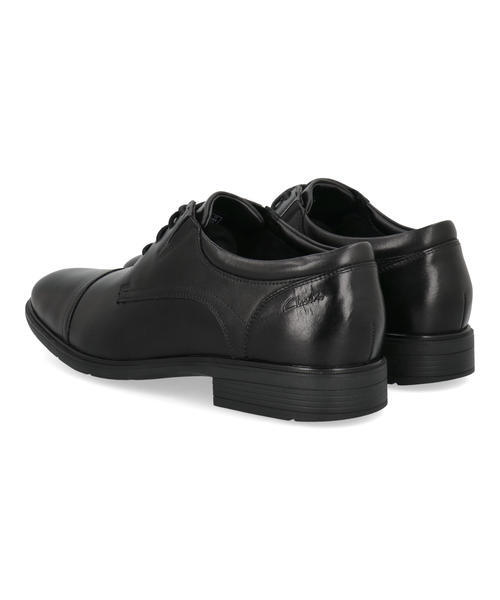 Clarks クラークス STEADWELL CAP【本革】メンズビジネスシューズ ドレスシューズ ストレートチップ(ステッドウェルキャップ) 26184676 ブラック_1