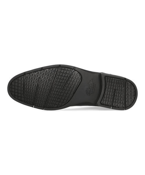 Clarks クラークス STEADWELL CAP【本革】メンズビジネスシューズ ドレスシューズ ストレートチップ(ステッドウェルキャップ) 26184676 ブラック_3