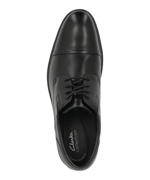 Clarks クラークス STEADWELL CAP【本革】メンズビジネスシューズ ドレスシューズ ストレートチップ(ステッドウェルキャップ) 26184676 ブラック_4
