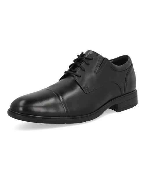Clarks クラークス STEADWELL CAP【本革】メンズビジネスシューズ ドレスシューズ ストレートチップ(ステッドウェルキャップ) 26184676 ブラック_9