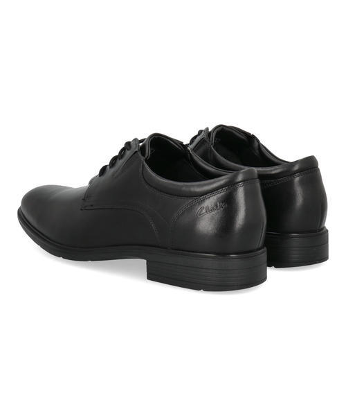 Clarks クラークス STEADWELL LACE【本革】メンズビジネスシューズ ドレスシューズ プレーントゥ(ステッドウェルレース) 26184679 ブラック_1