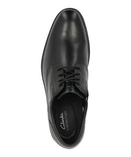 Clarks クラークス STEADWELL LACE【本革】メンズビジネスシューズ ドレスシューズ プレーントゥ(ステッドウェルレース) 26184679 ブラック_4