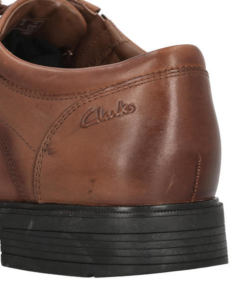 Clarks クラークス STEADWELL LACE【本革】メンズビジネスシューズ ドレスシューズ プレーントゥ(ステッドウェルレース) 26184680 ダークタン_6