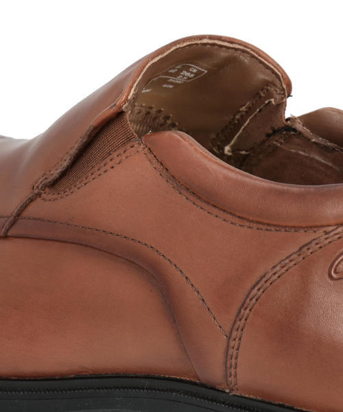 Clarks クラークス STEADWELL STEP【本革】メンズビジネスシューズ スリッポン スワローモカ ヴァンプ ドレス(ステッドウェルステップ) 26184685 ダークタン_6