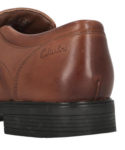 Clarks クラークス STEADWELL STEP【本革】メンズビジネスシューズ スリッポン スワローモカ ヴァンプ ドレス(ステッドウェルステップ) 26184685 ダークタン_7