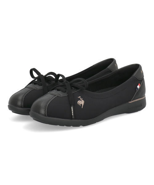 le coq sportif ルコックスポルティフ LCS MONTPELLIER PM【軽量】レディースシューズ バレエスニーカー(LCSモンペリエPM) LU5SSN25LZ BKBK ブラック/ブラック