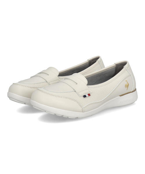 le coq sportif ルコックスポルティフ LCS VOSNE【軽量】レディースシューズ バレエスニーカー(LCSヴォーヌ) LU5FSN77LZ BGGD ベージュ/ゴールド