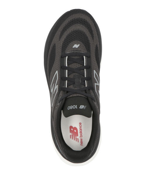 new balance ニューバランス M1080 V15【超軽量/2E】メンズスニーカー 厚底 ランニングシューズ(テンエイティ) M10802FR ブラック/ホワイト