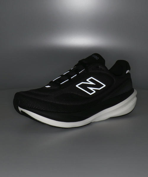 new balance ニューバランス M1080 V15【超軽量/2E】メンズスニーカー 厚底 ランニングシューズ(テンエイティ) M10802FR ブラック/ホワイト