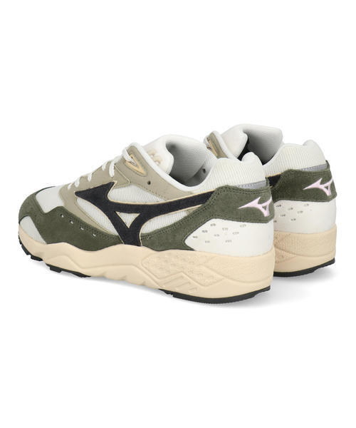 mizuno ミズノ CONTENDER メンズスニーカー(コンテンダー) D1GA2369 32 ホワイト/カーキ/ベージュ