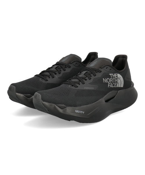 THE NORTH FACE ザ・ノースフェイス VECTIV FORWARD【軽量】メンズスニーカー ランニングシューズ(ベクティブフォワード) NF52601 KK TNFブラック/TNFブラック