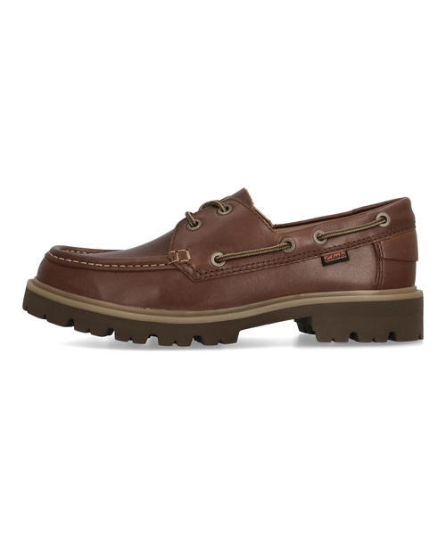 Clarks クラークス CLEYHILL BOAT メンズシューズ モカシン(クレイヒルボート) 26186176 ブラウンレザー