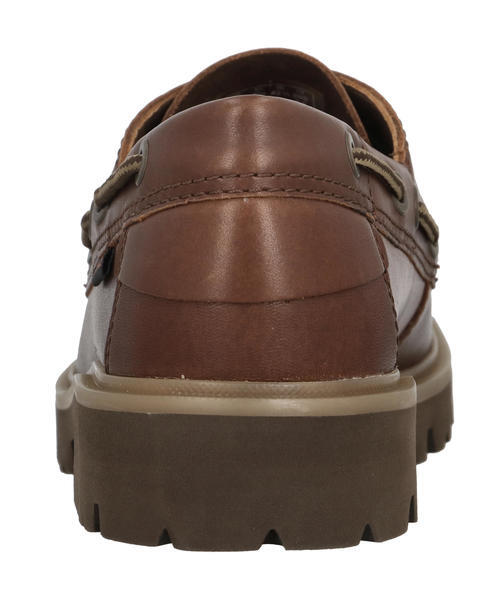 Clarks クラークス CLEYHILL BOAT メンズシューズ モカシン(クレイヒルボート) 26186176 ブラウンレザー