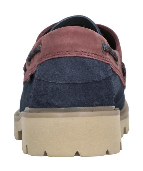 Clarks クラークス CLEYHILL BOAT メンズシューズ モカシン(クレイヒルボート) 26186179 ネイビーコンビ