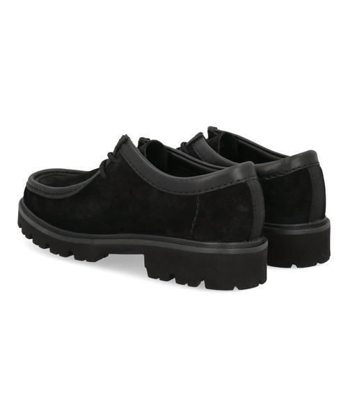 Clarks クラークス CLEYHILL SEAM メンズシューズ モカシン ワラビー(クレイヒルシーム) 26186418 ブラックスエード_1