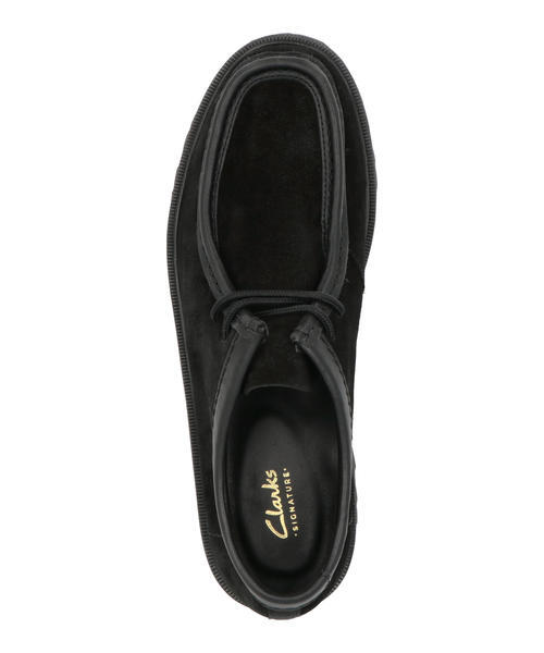 Clarks クラークス CLEYHILL SEAM メンズシューズ モカシン ワラビー(クレイヒルシーム) 26186418 ブラックスエード_4
