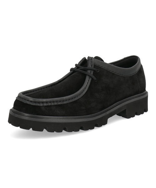 Clarks クラークス CLEYHILL SEAM メンズシューズ モカシン ワラビー(クレイヒルシーム) 26186418 ブラックスエード_8