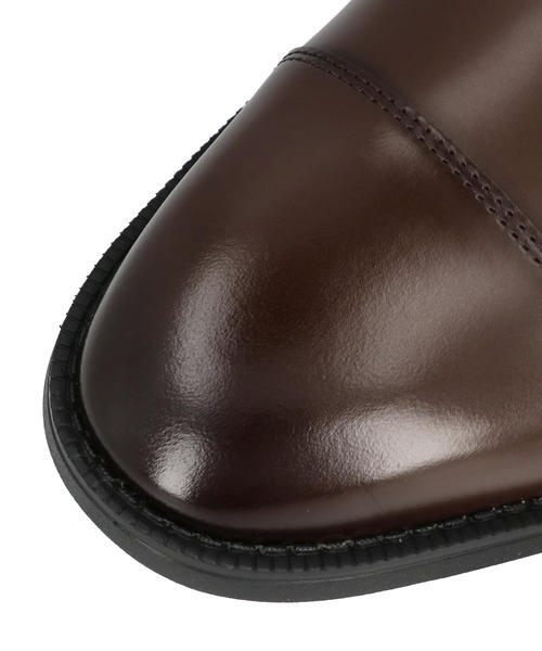 texcy luxe アシックス商事 テクシーリュクス メンズ 本革ビジネスシューズ【幅広3E】ストレートチップ 内羽根 TU-7045 026 ダークブラウン