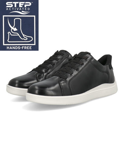 ROCKPORT ロックポート 【ハンズフリー】TYNNAR【本革/軽量】メンズスニーカー カジュアルシューズ(ティナー) RMF-C25S41W ブラック 12,320円