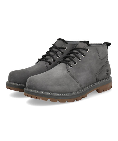 Timberland ティンバーランド BRITTON ROAD MID LC WP CHUKKA【防水/本革】メンズブーツ(ブリットンロードウォータープルーフチャッカ) A69TW EJV ダークグレー