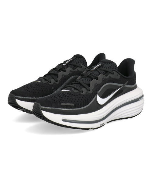 NIKE ナイキ W AIR WINFLO 12 レディーススニーカー ランニングシューズ 厚底(Wエアウィンフロー12) HV9273-002 ブラック/ホワイト/ダークスモークグレー