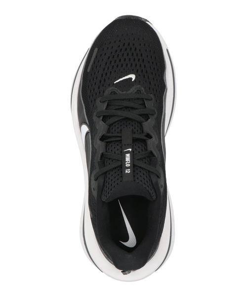 NIKE ナイキ W AIR WINFLO 12 レディーススニーカー ランニングシューズ 厚底(Wエアウィンフロー12) HV9273-002 ブラック/ホワイト/ダークスモークグレー_4