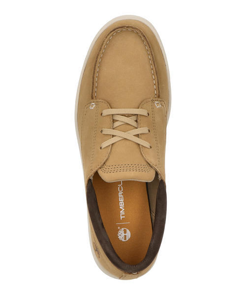 Timberland ティンバーランド EMERSON STREET LOW LACE SNEAKER【本革】メンズレザーシューズ(エマソンストリートロー) A6C92 EN3 ミディアムベージュ_4