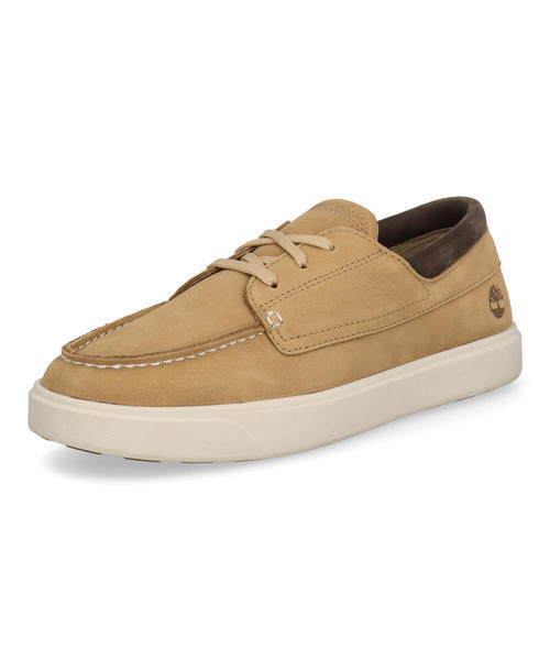 Timberland ティンバーランド EMERSON STREET LOW LACE SNEAKER【本革】メンズレザーシューズ(エマソンストリートロー) A6C92 EN3 ミディアムベージュ_7