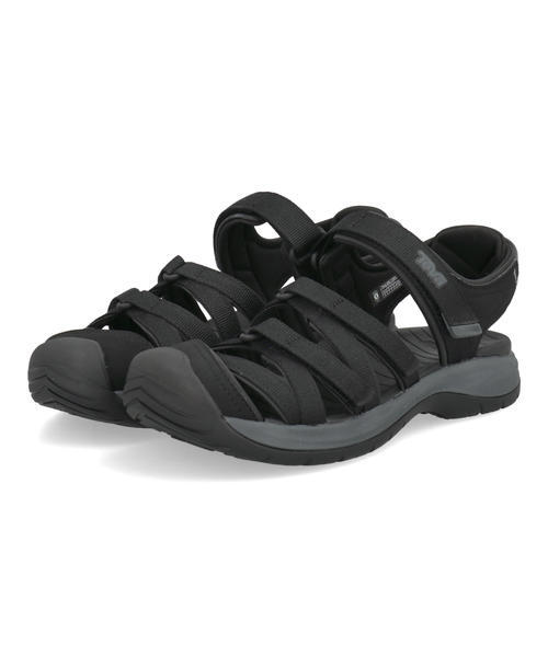 Teva テバ W TIRRA SPORT CT レディーススポーツサンダル アウトドア ストラップ スポサン(ティラスポーツCT) 1166310 BLK ブラック