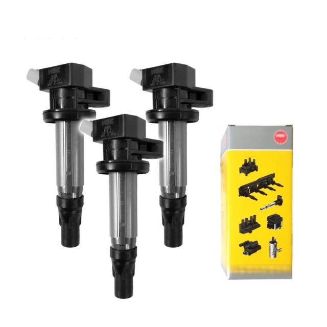 ミラココア L675S L685S ダイレクトイグニッションコイル & NGKプラグ LKR6C 19500-B2050 19500-B2051 3本セット 【13】 l675s 純正 イグニッションコイルの通販