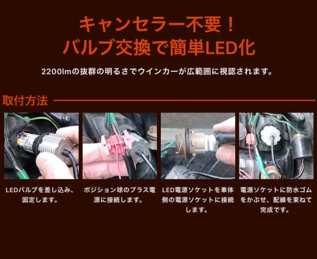 スフィアライト ウインカー専用 LED SUNTURN II ダブルファンクション