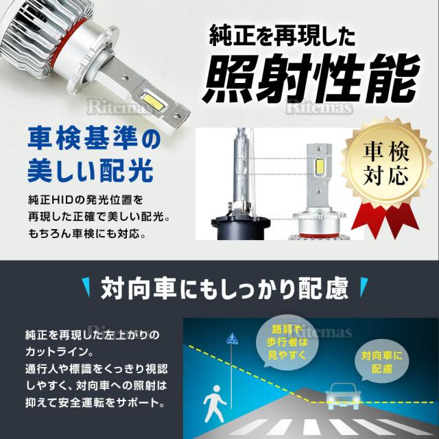 スフィアライト 純正HID用 LEDヘッドライト D1S D1R LED ヘッドライト 