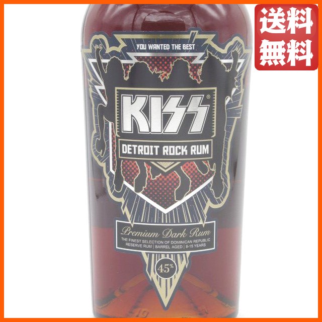 キッス KISS デトロイト ロック プレミアム ダーク ラム 正規品 45度 700ml 【ラム】_1