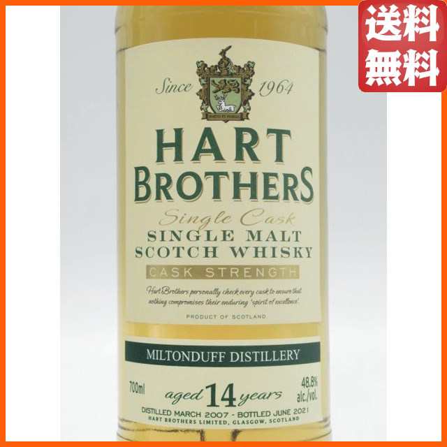 ミルトンダフ 14年 2007 カスクストレングス ファイネスト コレクション (ハートブラザーズ) 48.8度 700ml 【ウイスキー】｜au  PAY マーケット