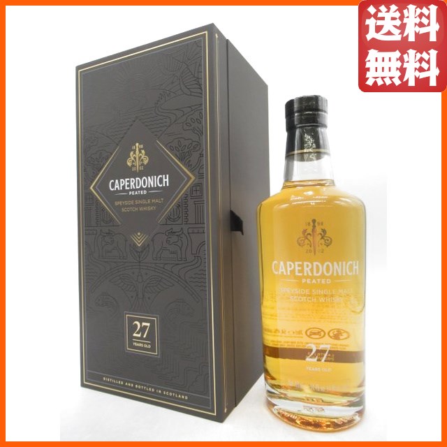 キャパドニック ピーテッド 27年 カスクストレングス 正規品 54.4度 700ml 【モルトウイスキー】【スペイサイド】