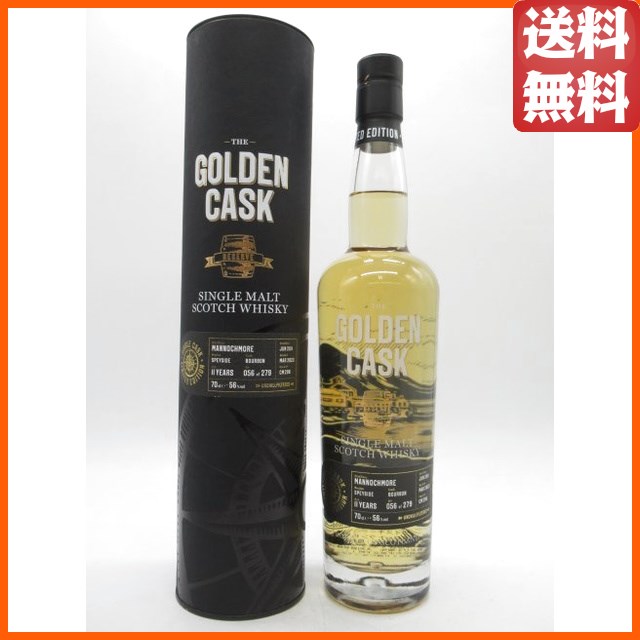 マノックモア 11年 2011 ホグスヘッド ゴールデンカスク (ハウス オブ マクダフ) 56.0度 700ml 【ウイスキー】 12,284円