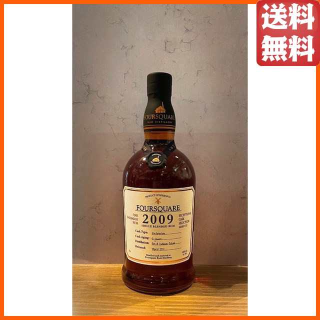 フォースクエア ラム 12年 2009 ECS XVII Vintage 60度 700ml 【ラム】 ラム