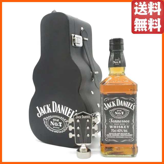 ジャックダニエル ブラックラベル ギターボックス 替栓付き 並行品 40度 700ml