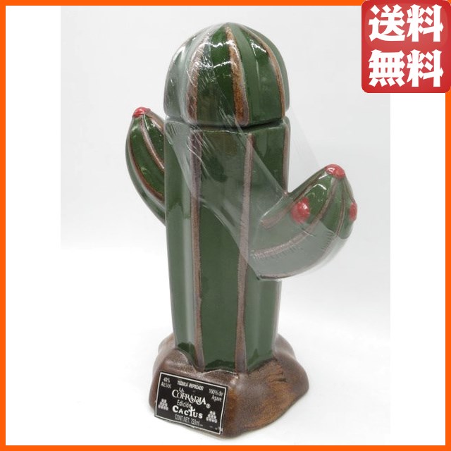 ラ コフラディア カクタス レポサド サボテン型ボトル 40度 750ml 【テキーラ】の通販は