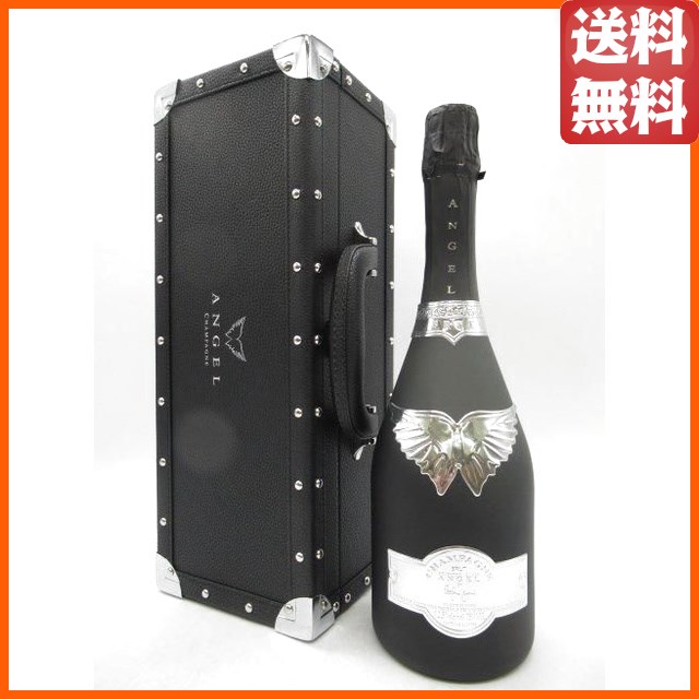 ギフト】 エンジェル シャンパン ブリュット 白 ブラックボトル 箱付き