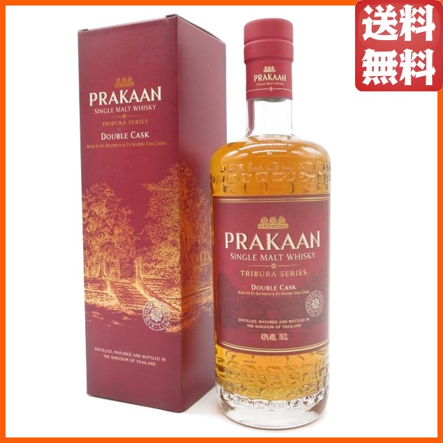プラカーン ダブルカスク シングルモルトウイスキー 43度 700ml ■タイ王国初のシングルモルトウイスキー 【ウイスキー】