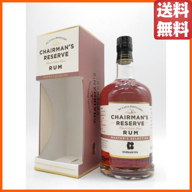 チェアマンズ リザーブ 14年 2009 ダブルリトートポットスチル for SHINANOYA 62.3度 700ml 【ラム】