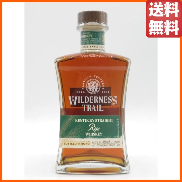 ウィルダネス トレイル ケンタッキー ストレートライ ウイスキー ボトルド イン ボンド 50度 750ml