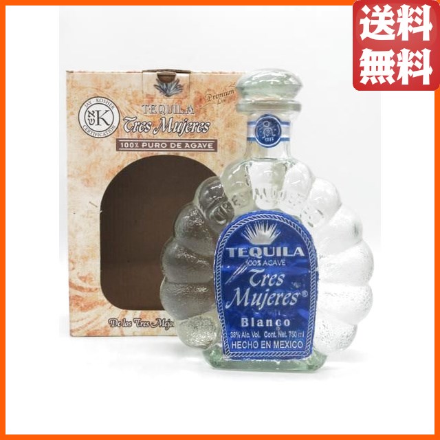 トレス ムヘレス プレミアム ブランコ クリアボトル 正規品 38度 750ml