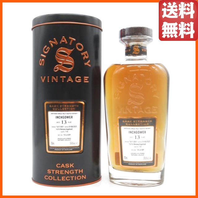 インチガワー 13年 2011 1stフィルマルサラホグスヘッド カスクストレングス （シグナトリー） 59.6度 700ml