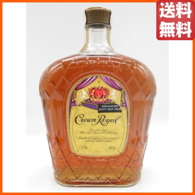 古酒】 クラウンローヤル (1977) 40度 1000ml [LL-0217-59-1]の通販 