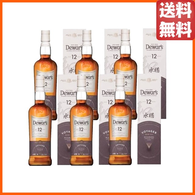 デュワーズ 12年 水楢 ジャパニーズオークカスク 正規品 40度 700ml×6本セット