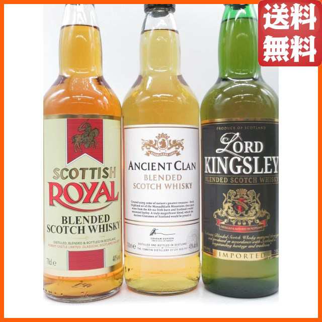 ちゃがたパーク 厳選！ スコッチウイスキーの飲み比べ 700ml×6本セット